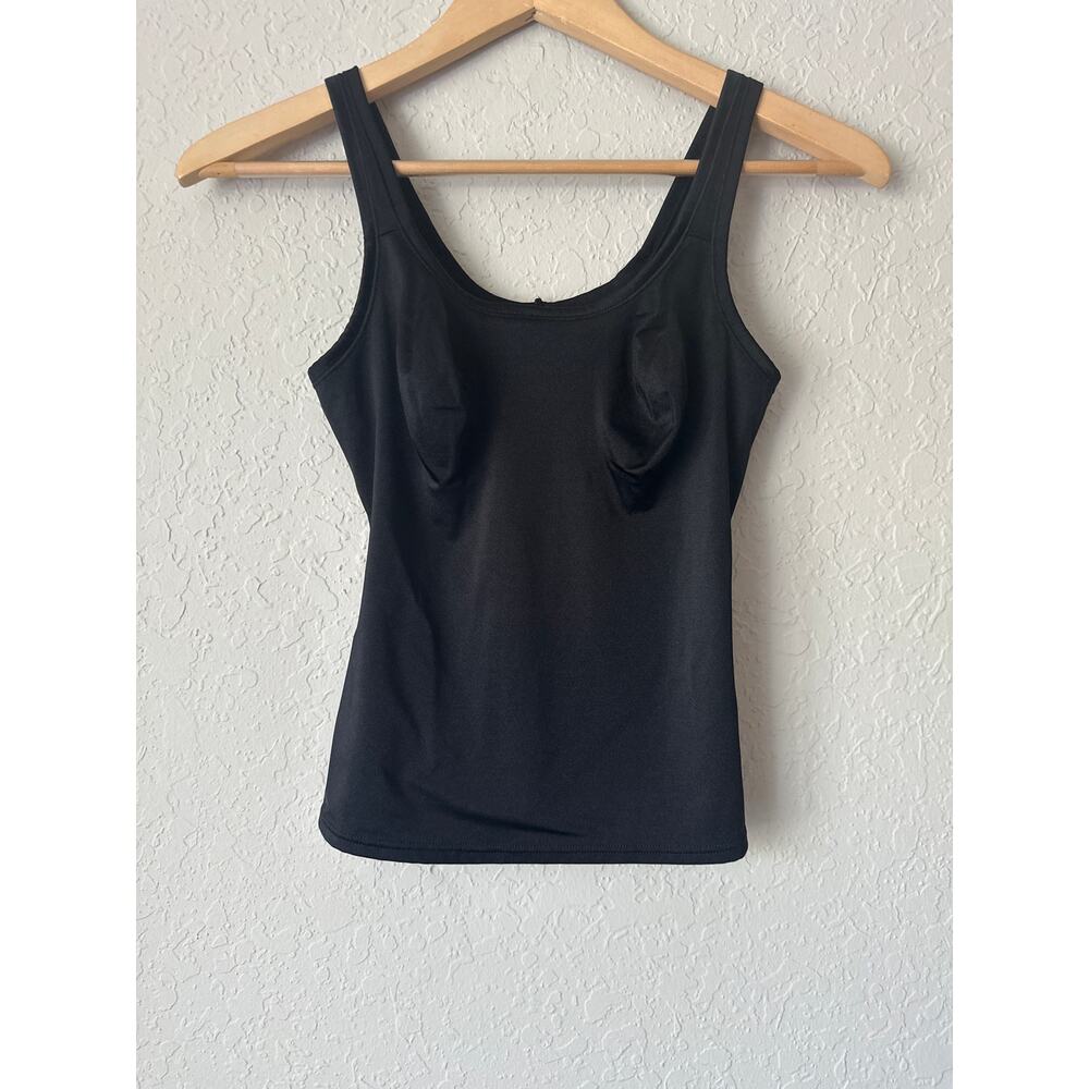 Nancy Ganz 🌿Body Shapewear Cami Tank Top Black Size XL Slimming Control